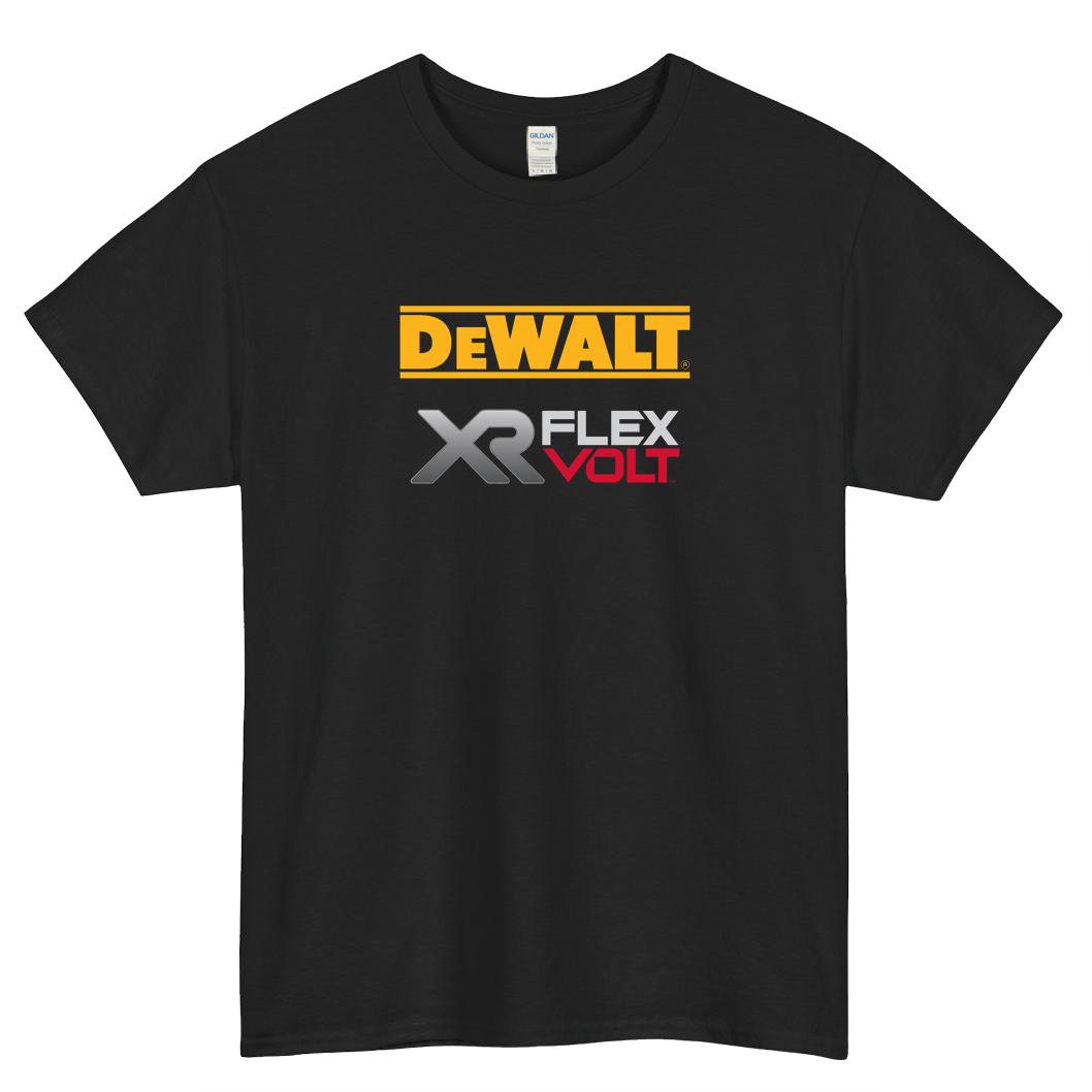 Dewalt XR FlexVolt Logo Mens Unisex Short Sleeve T-Shirt Size S-3XL - P
