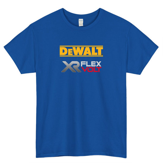 Dewalt XR FlexVolt Logo Mens Unisex Short Sleeve T-Shirt Size S-3XL - P