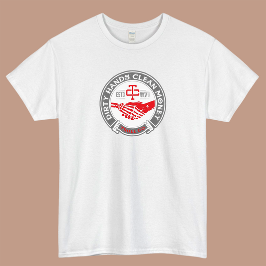 Dirty hands clean money gothic Logo Mens Unisex Short Sleeve T-Shirt Size S-3XL - P