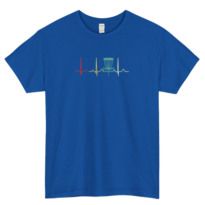 Disc Golf HeartbeatShort Sleeve T-Shirt Size S-3XL -P