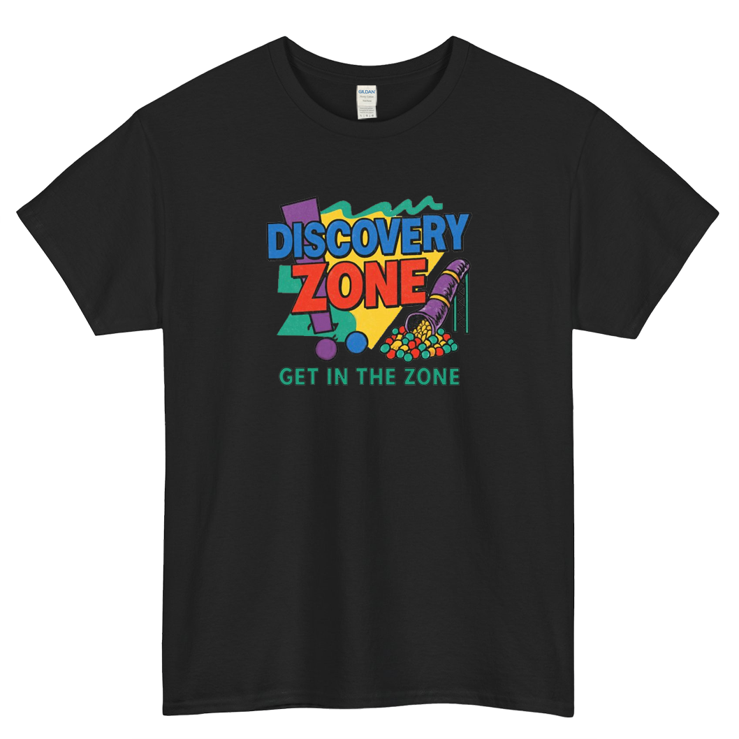 Discovery Zone – DZ Playground Legend Logo Mens Unisex Short Sleeve T-Shirt Size S-3XL - P