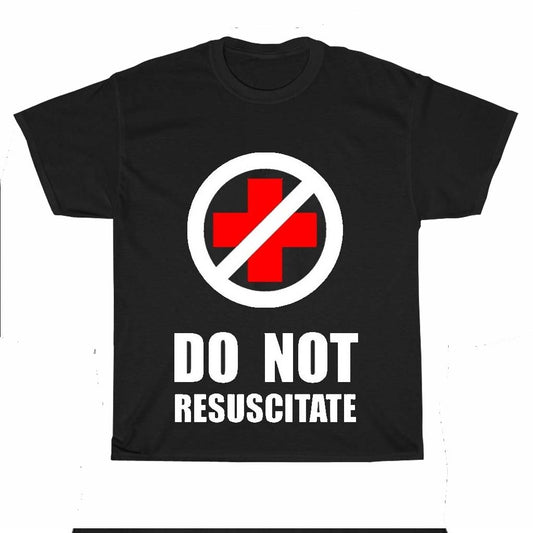Do Not Resuscitate logo Men's Unisex T Shirt Size S to 3XL