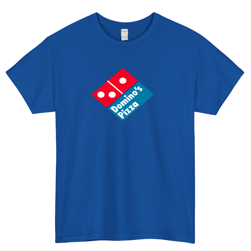 DOMINOS PIZZA LOGO SHORT SLEEVE T SHIRT -P