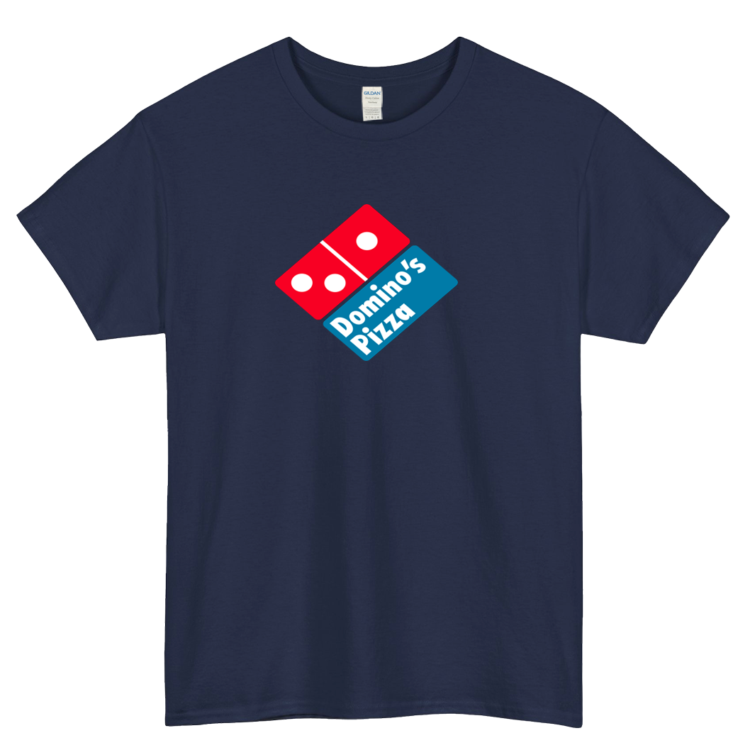 DOMINOS PIZZA LOGO SHORT SLEEVE T SHIRT -P