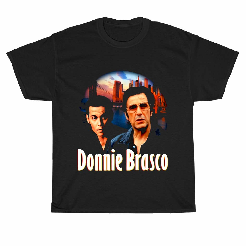 Donnie Brasco Gangster Mafia Movie logo Men's Unisex T Shirt Size S to 3XL
