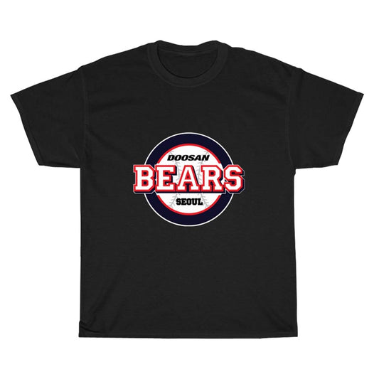 Doosan Bears Seoul Logo Men's Unisex T Shirt Size S to 3XL
