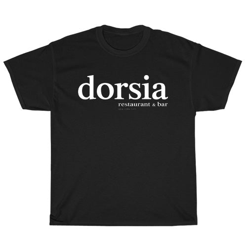 Dorsia Restaurant and Bar Active logo Men's Unisex T Shirt Size S to 3XL
