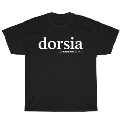 Dorsia Restaurant and Bar Active logo Men's Unisex T Shirt Size S to 3XL