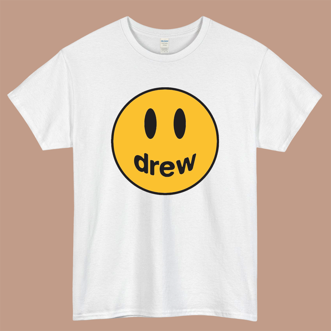 Drew House Logo Mens Unisex Short Sleeve White T-Shirt Size S-3XL