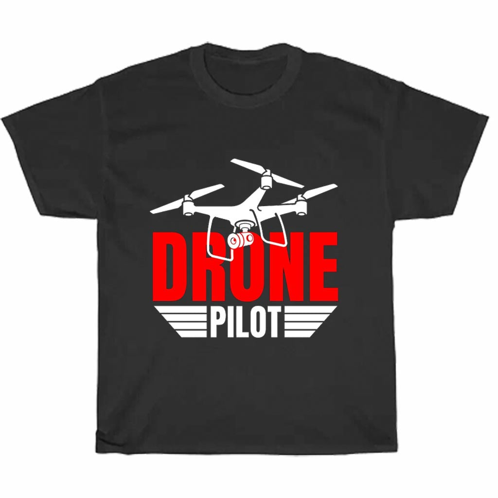 Drone Pilot Logo Men's Unisex T Shirt Size S to 3XL