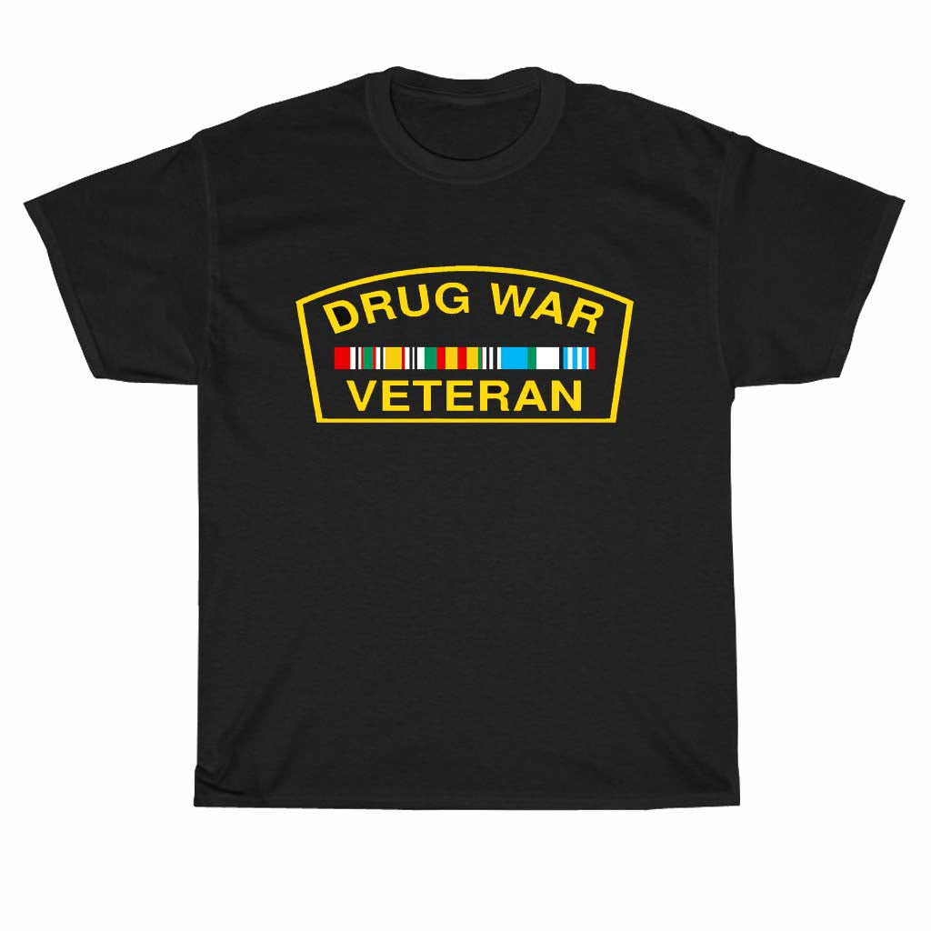 Drug War Veteran Logo Men's Unisex T Shirt Size S to 3XL
