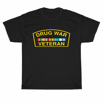 Drug War Veteran Logo Men's Unisex T Shirt Size S to 3XL