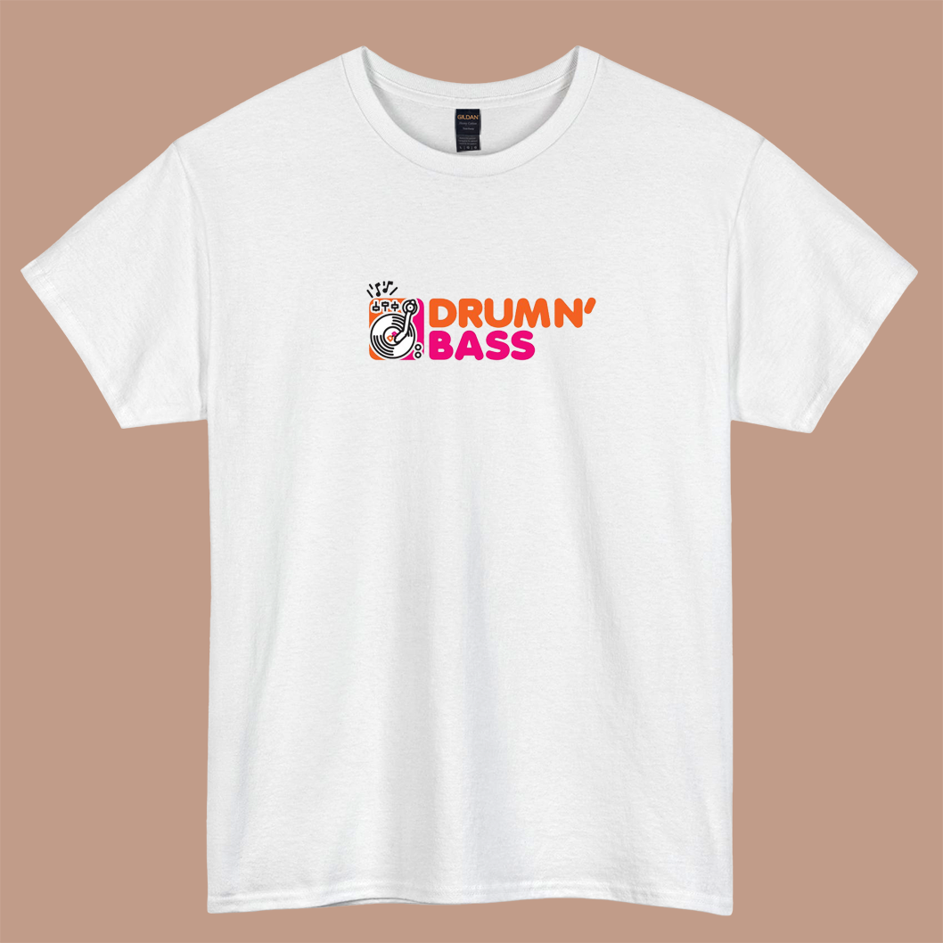 Drumn' Bass Coffee LOGO SHORT SLEEVE T SHIRT S-3XL-P