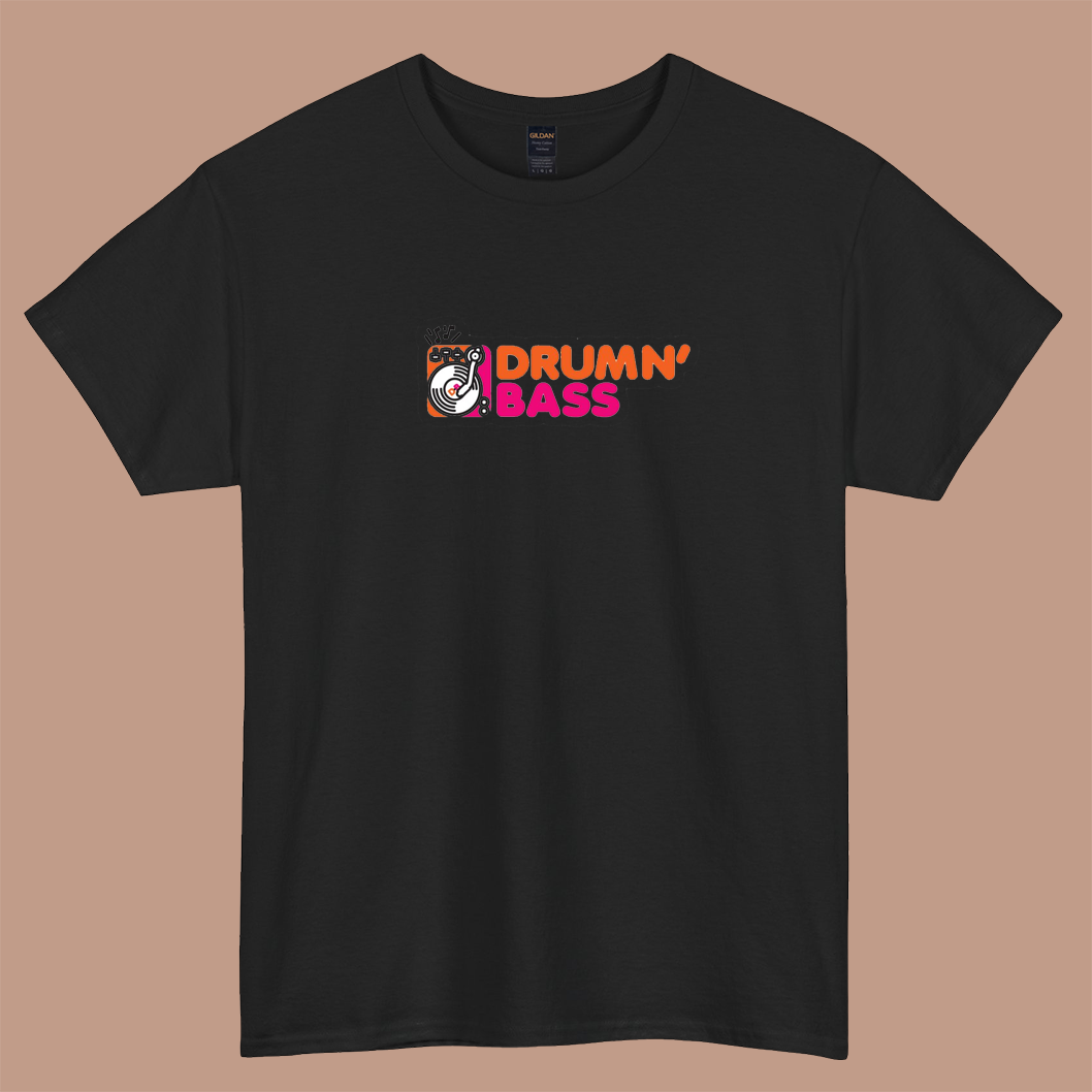 Drumn' Bass Coffee LOGO SHORT SLEEVE T SHIRT S-3XL-P