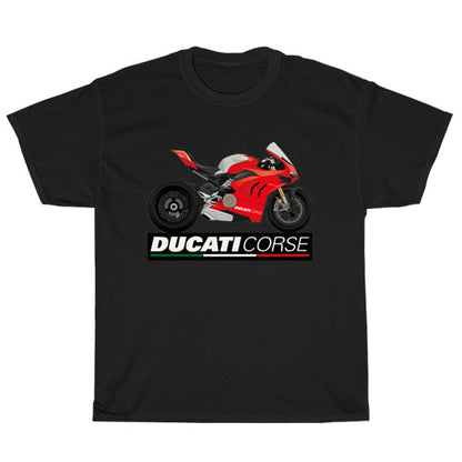 Ducati Corse Logo Unisex Men's T Shirt Size S to 3XL
