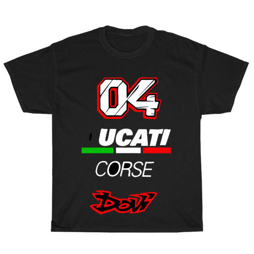 Ducati Corse Logo Men's Unisex T Shirt Size S to 3XL