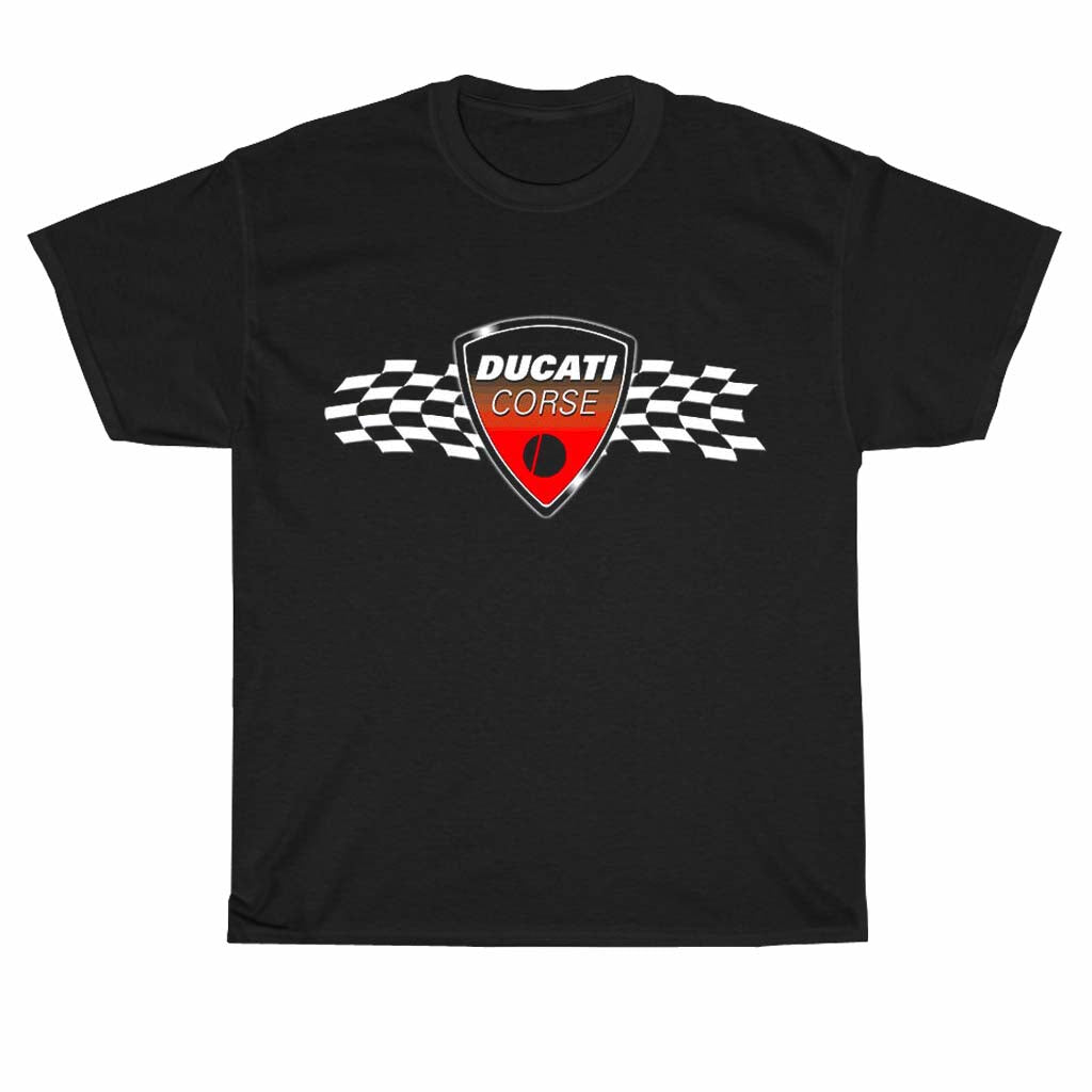 Ducati corse logo Men's Unisex T Shirt Size S to 3XL