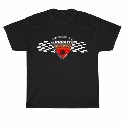 Ducati corse logo Men's Unisex T Shirt Size S to 3XL