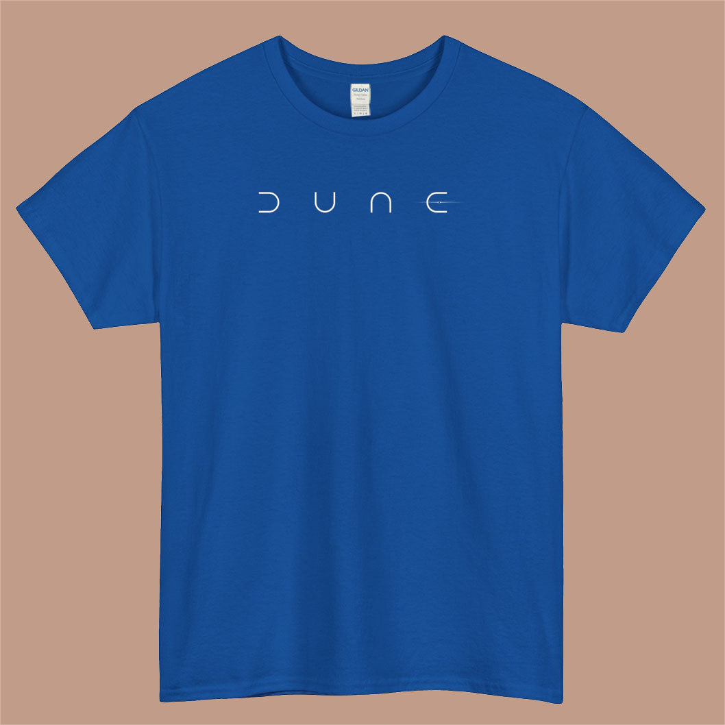 Dune 2021 Logo Mens Unisex Short Sleeve Blue T-Shirt Size S-3XL