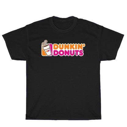 Dunkin Donuts logo Men's Unisex T Shirt Size S to 3XL