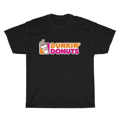 Dunkin Donuts Logo Men's Unisex T Shirt Size S to 3XL
