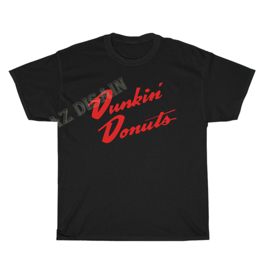 Dunkin donuts Logo Men's Unisex T Shirt Size S to 3XL