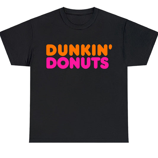 Dunkin Donuts Logo Men's Unisex T Shirt Size S to 3XL