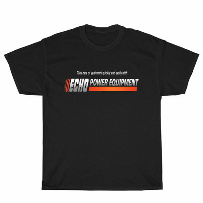 ECHO Outdoor Power Equipmen Men's Black T-shirt Logo Unisex Men's T Shirt Size S to 3XL