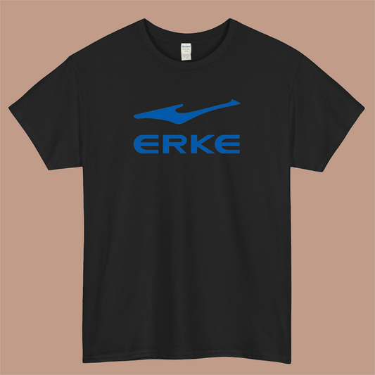 ERKE Logo Mens Unisex Short Sleeve T-Shirt Size S-3XL