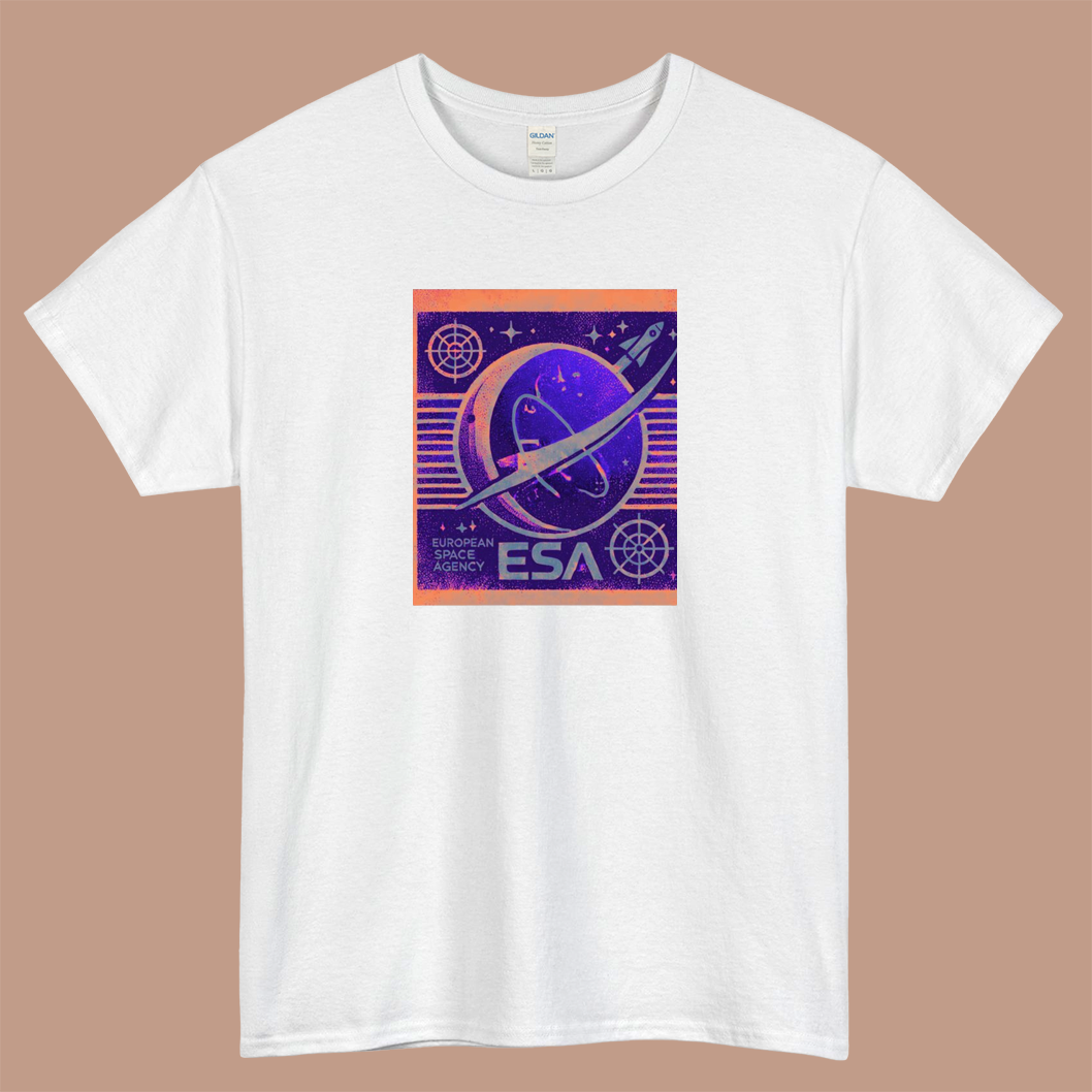 ESA Logo Mens Unisex Short Sleeve T-Shirt Size S-3XL - P