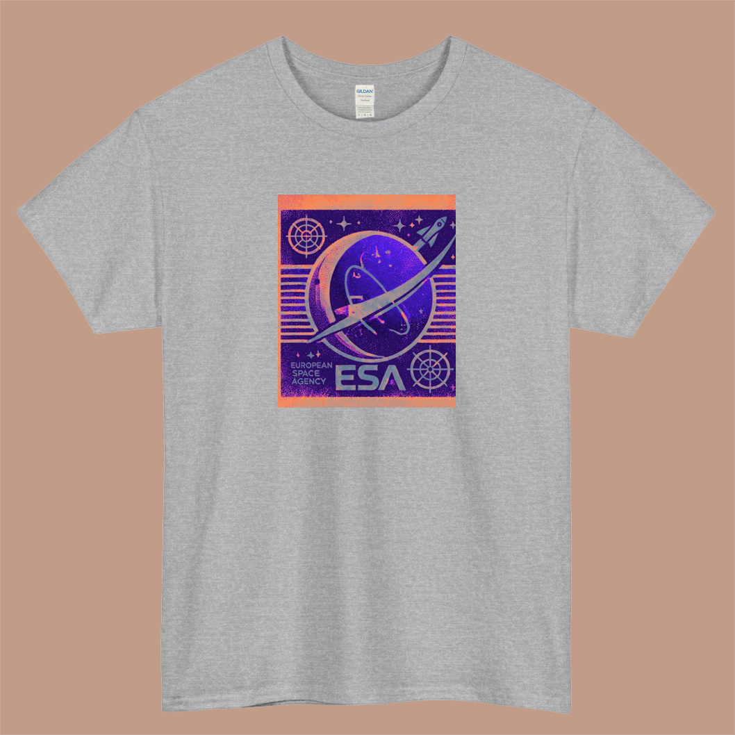 ESA Logo Mens Unisex Short Sleeve T-Shirt Size S-3XL - P