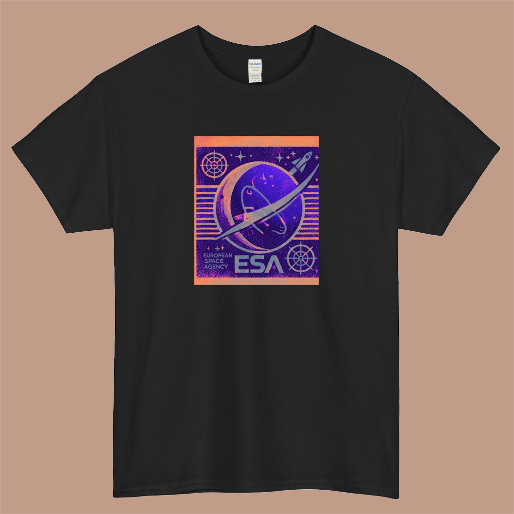 ESA Logo Mens Unisex Short Sleeve T-Shirt Size S-3XL - P