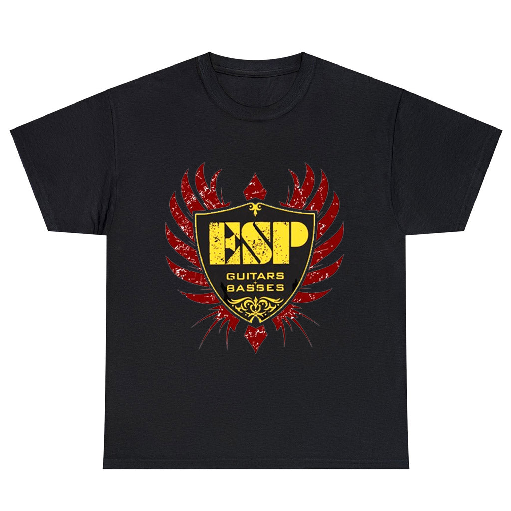 ESP Guitars Basses Famous Logo Men's Unisex T Shirt Size S to 3XL
