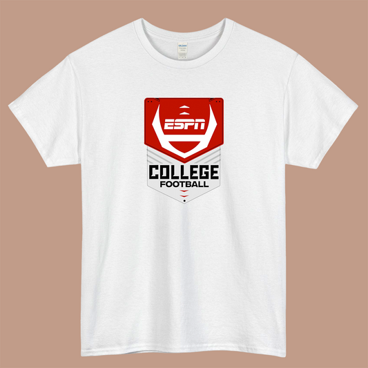 ESPN College Football Logo Mens Unisex Short Sleeve T-Shirt Size S-3XL - P
