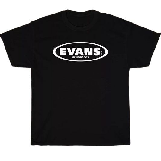 EVANS Drums Drumheads Logo Men's Unisex T Shirt Size S to 3XL
