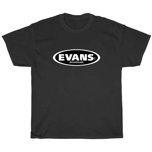EVANS Drums Logo Men's Unisex T Shirt Size S to 3XL