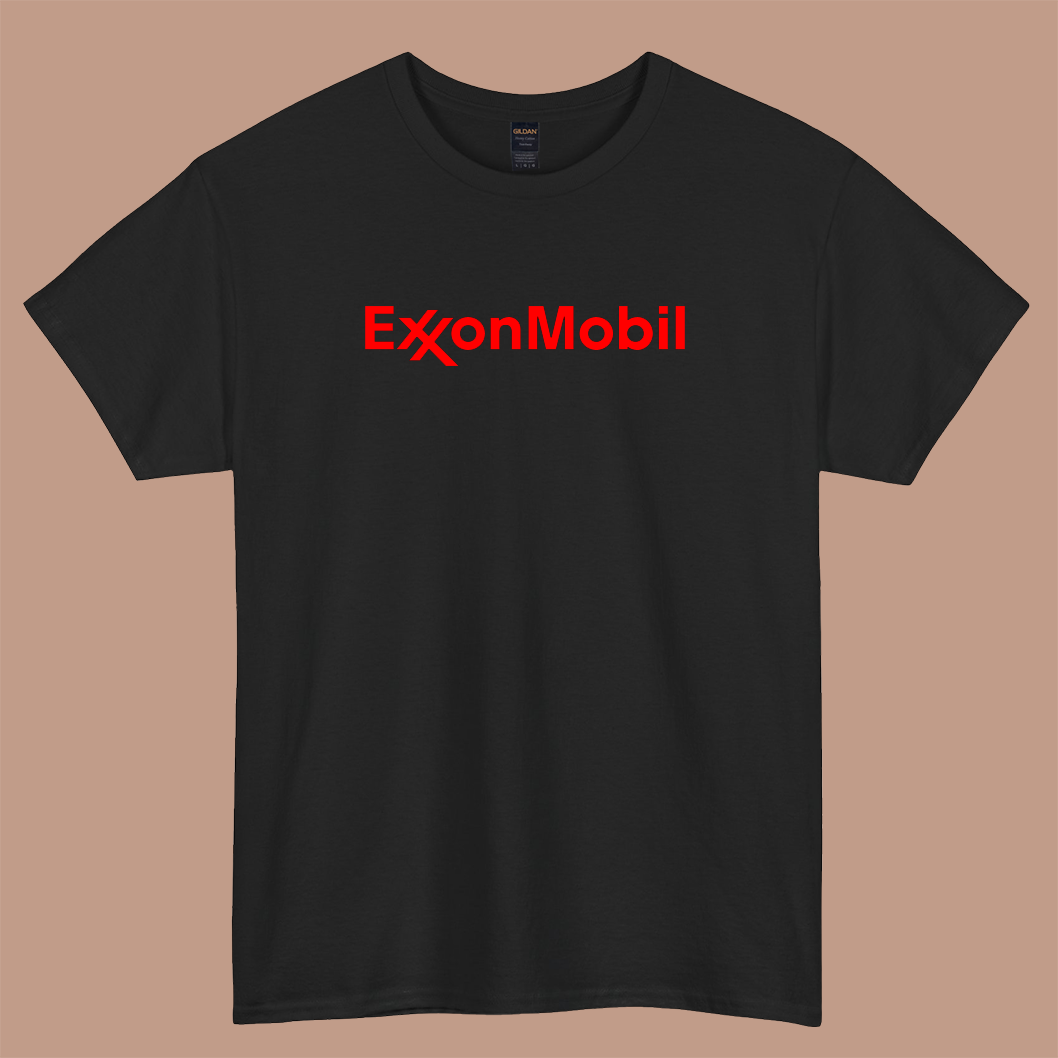 EXXON MOBIL LOGO short SLEEVE T SHIRT -P