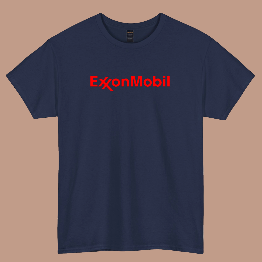 EXXON MOBIL LOGO short SLEEVE T SHIRT -P