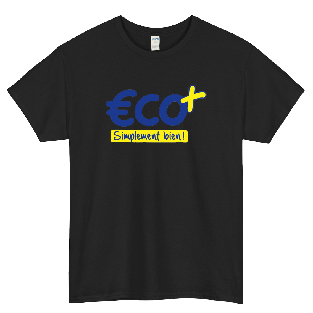 Eco + Logo Mens Unisex Short Sleeve T-Shirt Size S-3XL - P