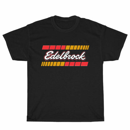 Edelbrock Shock Racing Logo Men's Unisex T Shirt Size S to 3XL