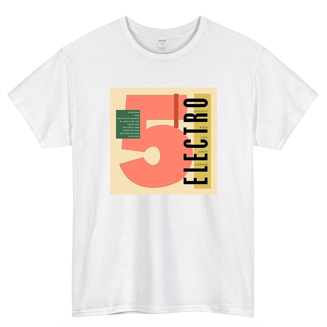 Electro 5 Old School Logo Mens Unisex Short Sleeve T-Shirt Size S-3XL - P
