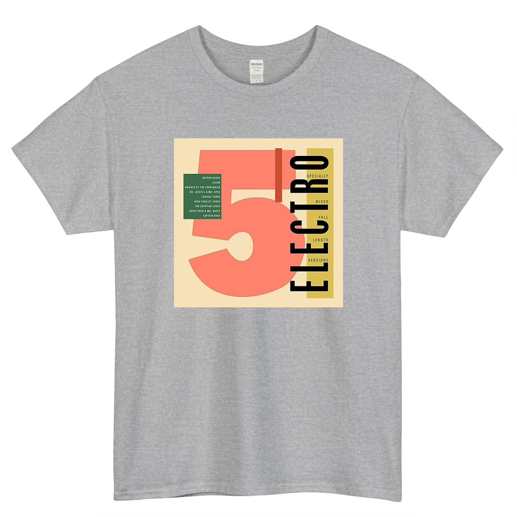 Electro 5 Old School Logo Mens Unisex Short Sleeve T-Shirt Size S-3XL - P