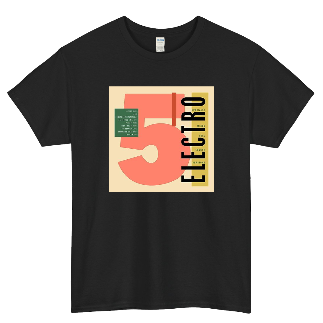 Electro 5 Old School Logo Mens Unisex Short Sleeve T-Shirt Size S-3XL - P