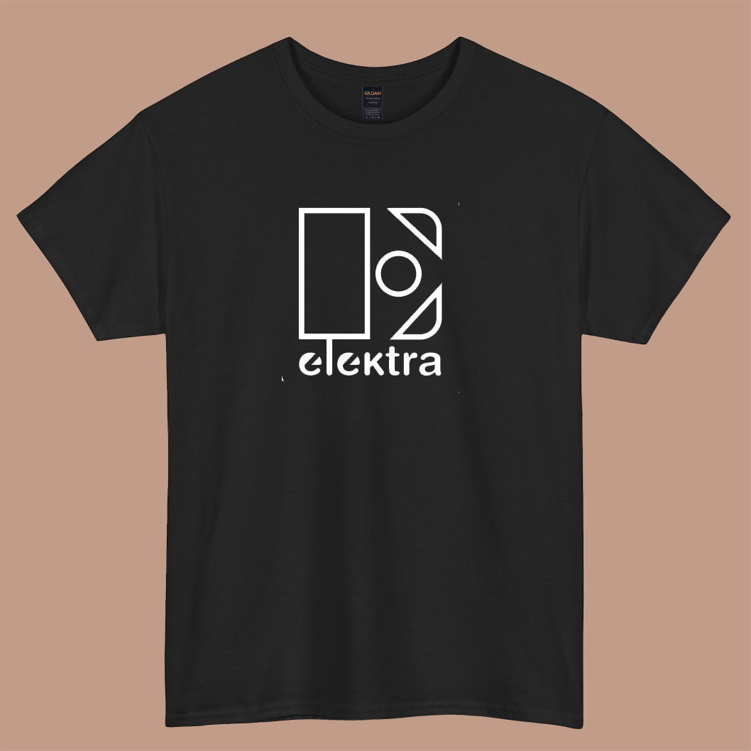 Elektra Old Records Logo 1 short SLEEVE T SHIRT -P