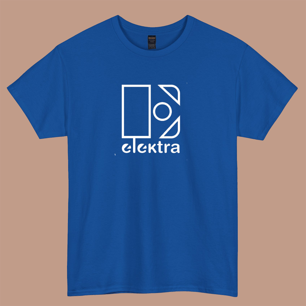 Elektra Old Records Logo 1 short SLEEVE T SHIRT -P