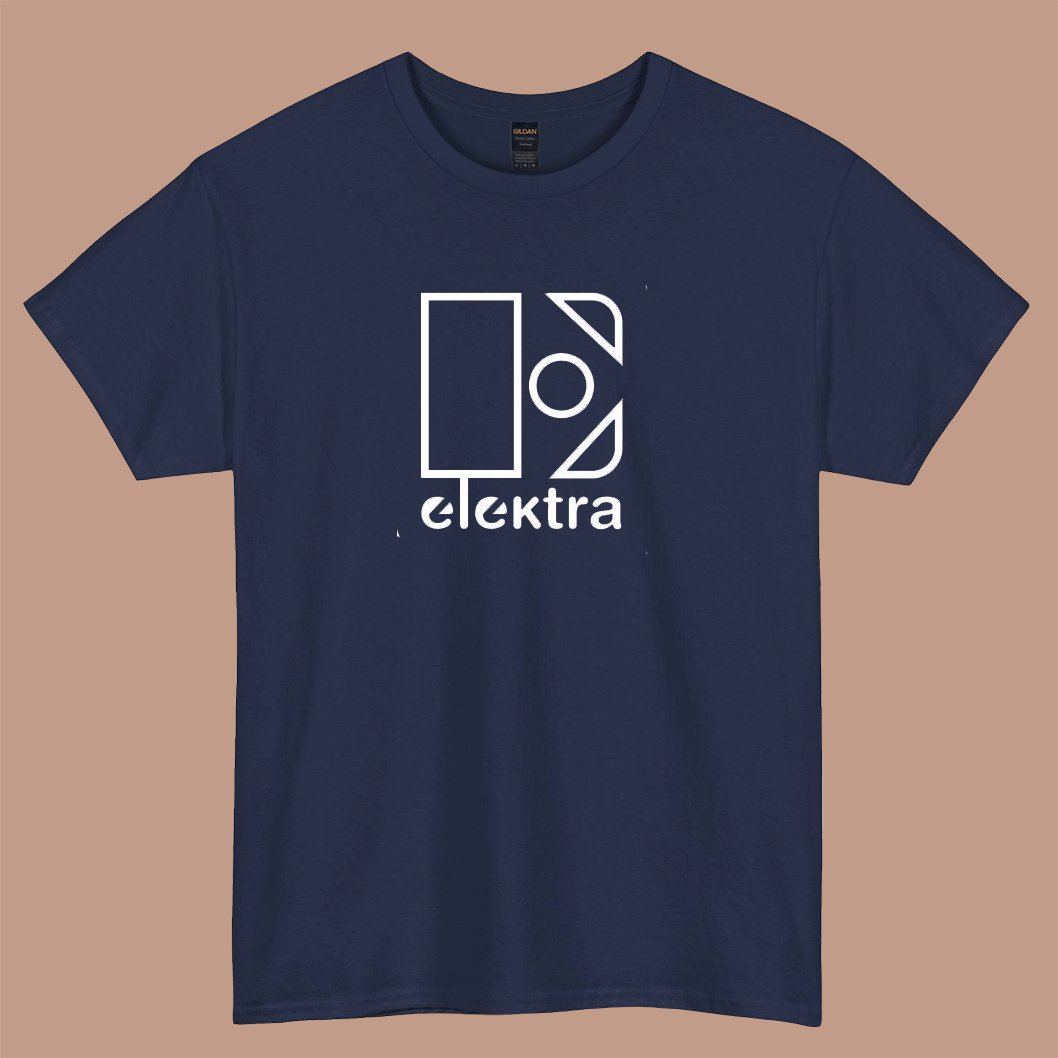 Elektra Old Records Logo 1 short SLEEVE T SHIRT -P