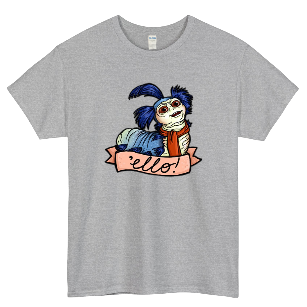 Ello - Labyrinth Worm Logo Mens Unisex Short Sleeve T-Shirt Size S-3XL - P