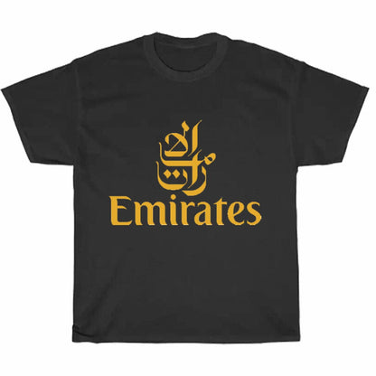 Emirates Airlines Logo Men's Unisex T Shirt Size S to 3XL
