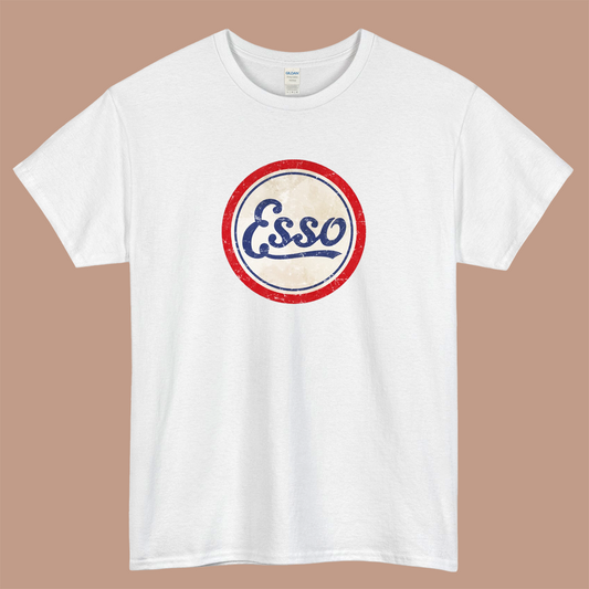 Esso vintage Logo Mens Unisex Short Sleeve T-Shirt Size S-3XL - P