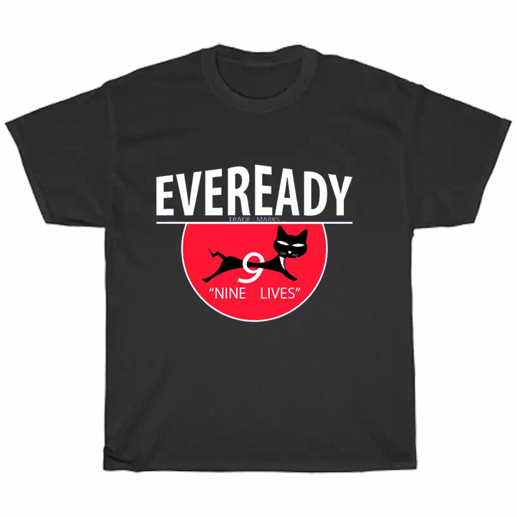 Eveready Batteries Catfood on Behance Logo Men's Unisex T Shirt Size S to 3XL